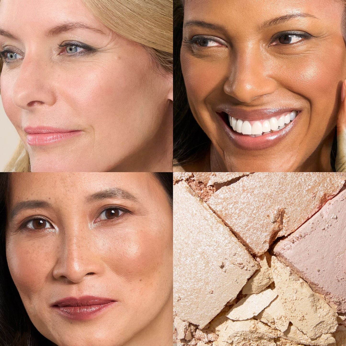 Baked Natural Glow Highlighter Quad